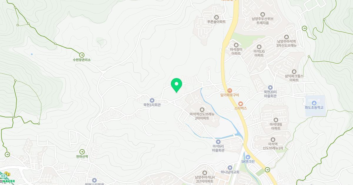 묵향유치원 위치 지도