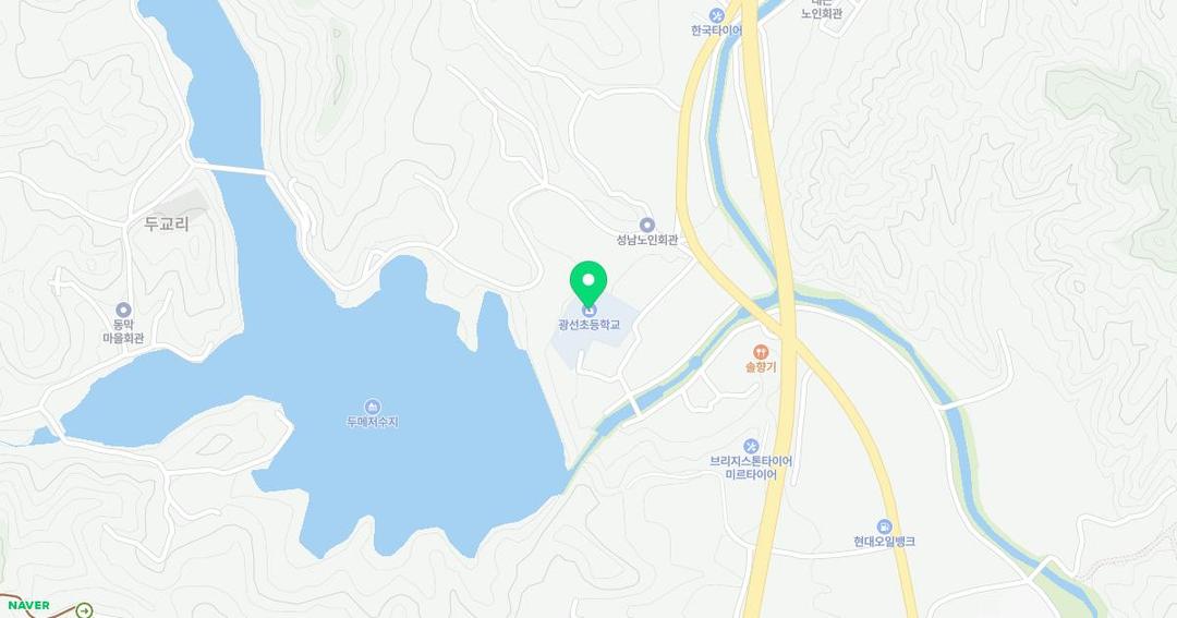 광선초등학교병설유치원 위치 지도