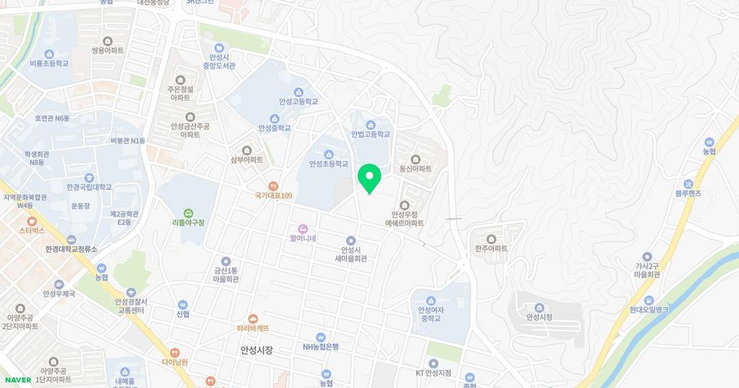 안법유치원 위치 지도