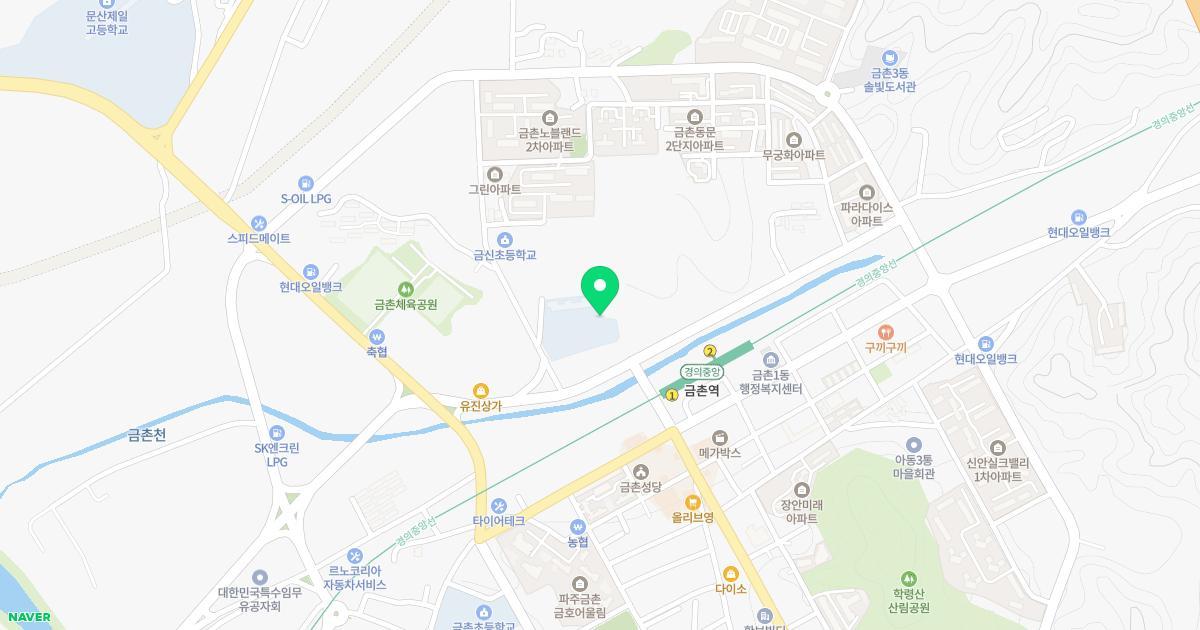 금신초등학교병설유치원 위치 지도