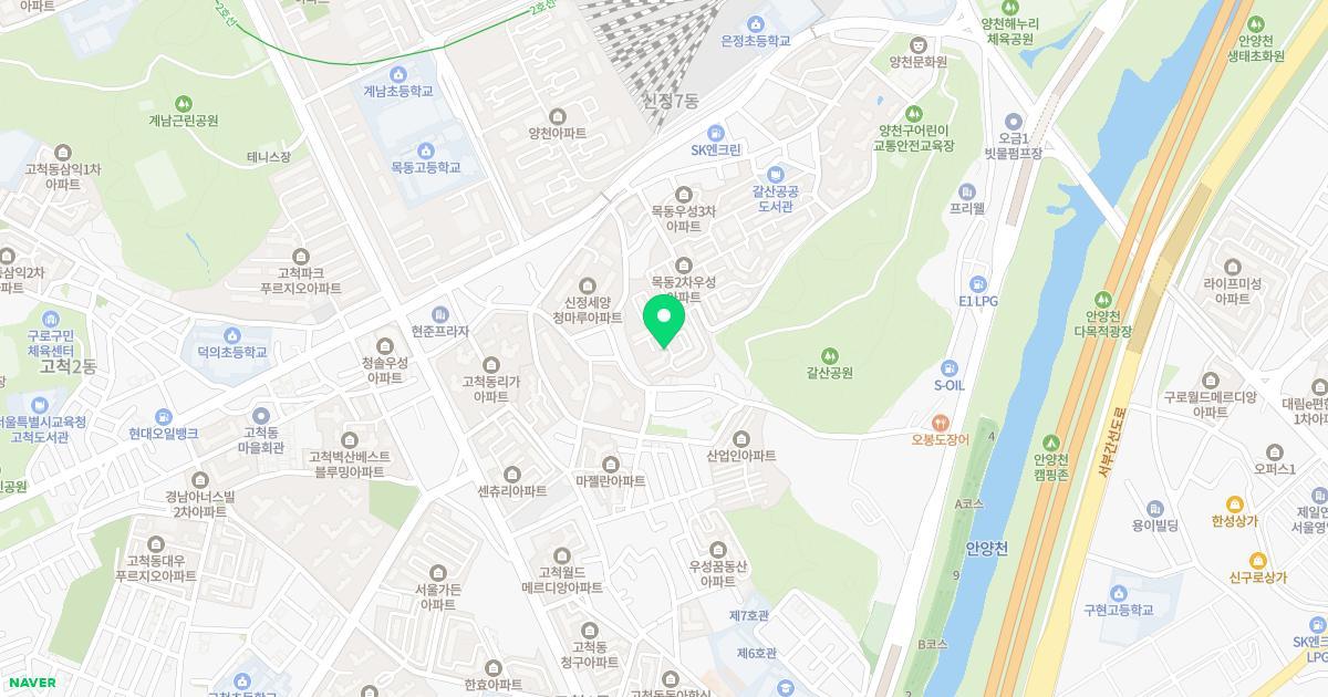 어린이의정원유치원 위치 지도