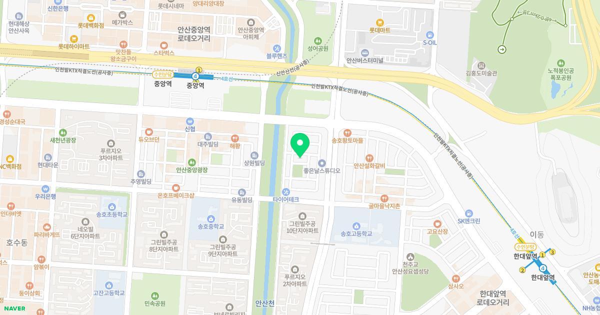 서원유치원 위치 지도