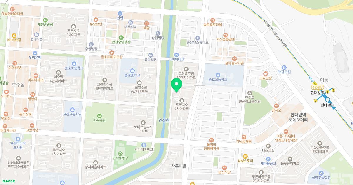 세라유치원 위치 지도