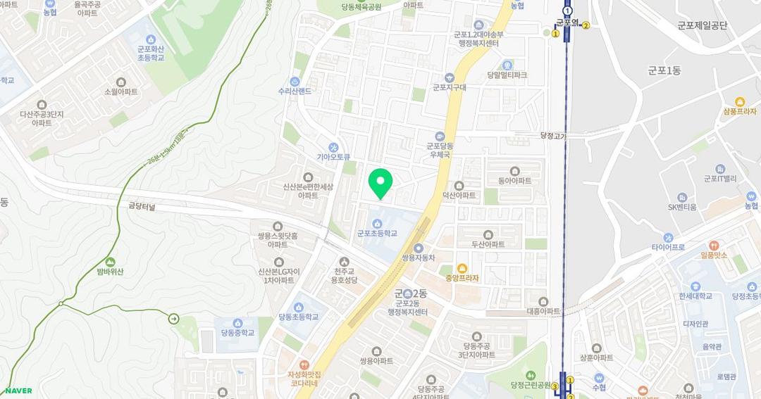 성유유치원 위치 지도