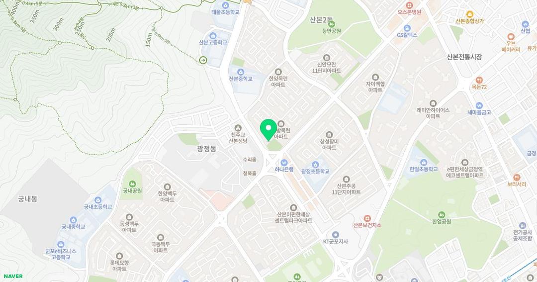 밝음유치원 위치 지도