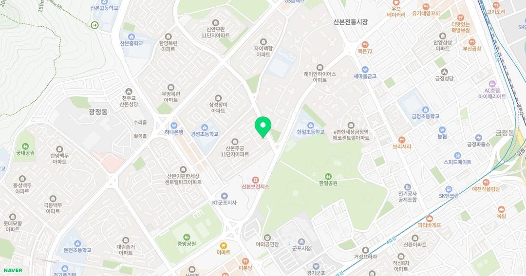 청운유치원 위치 지도