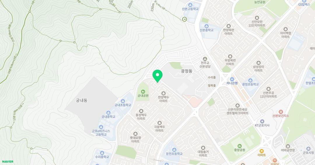 천사유치원 위치 지도