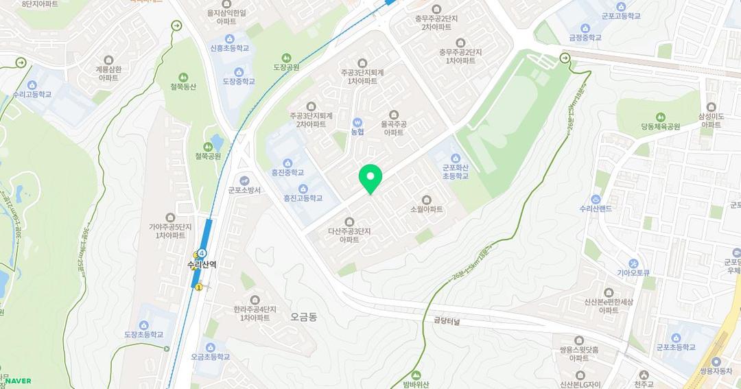 사랑유치원 위치 지도