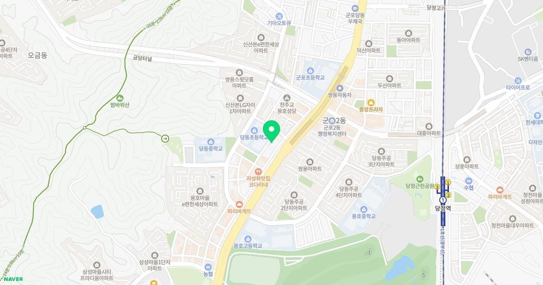 럭키유치원 위치 지도