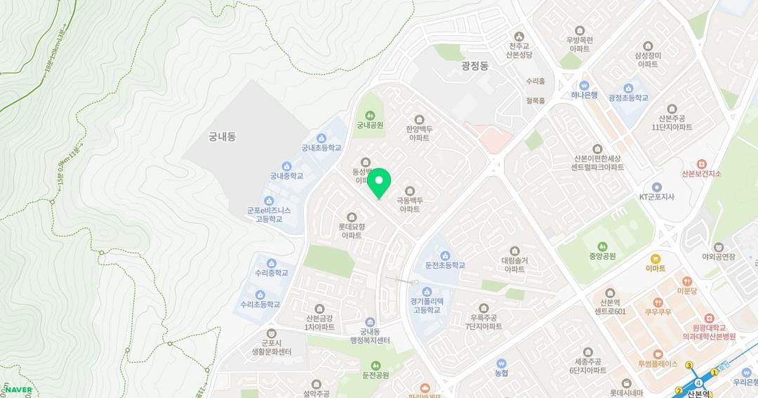 그림유치원 위치 지도