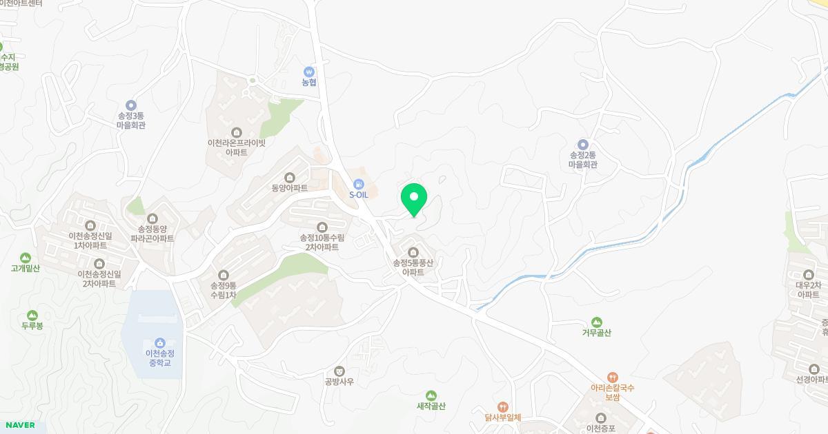 이천유치원 위치 지도