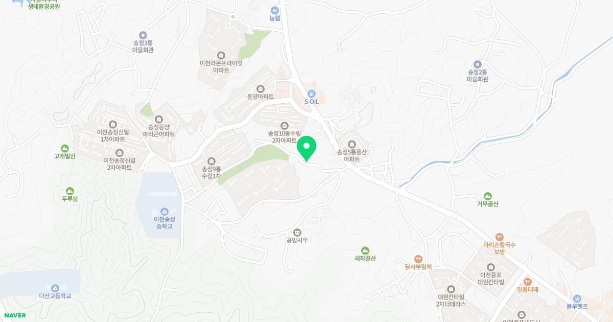 영재유치원 위치 지도