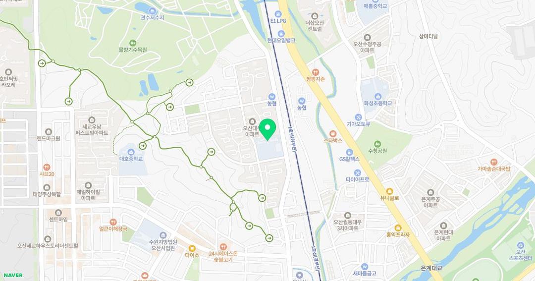 매홀초등학교병설유치원 위치 지도