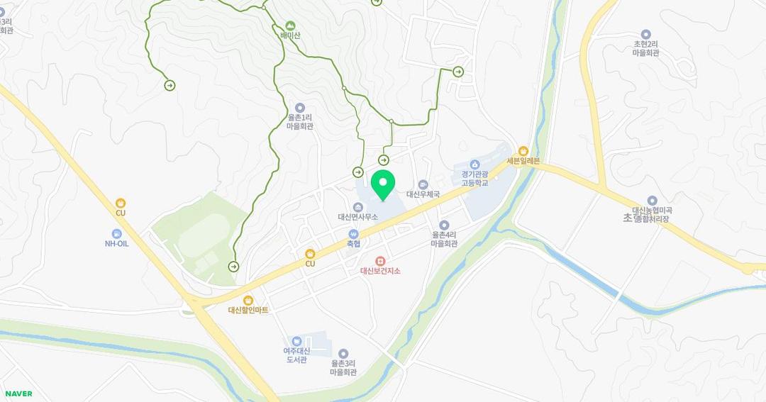 대신초등학교병설유치원 위치 지도