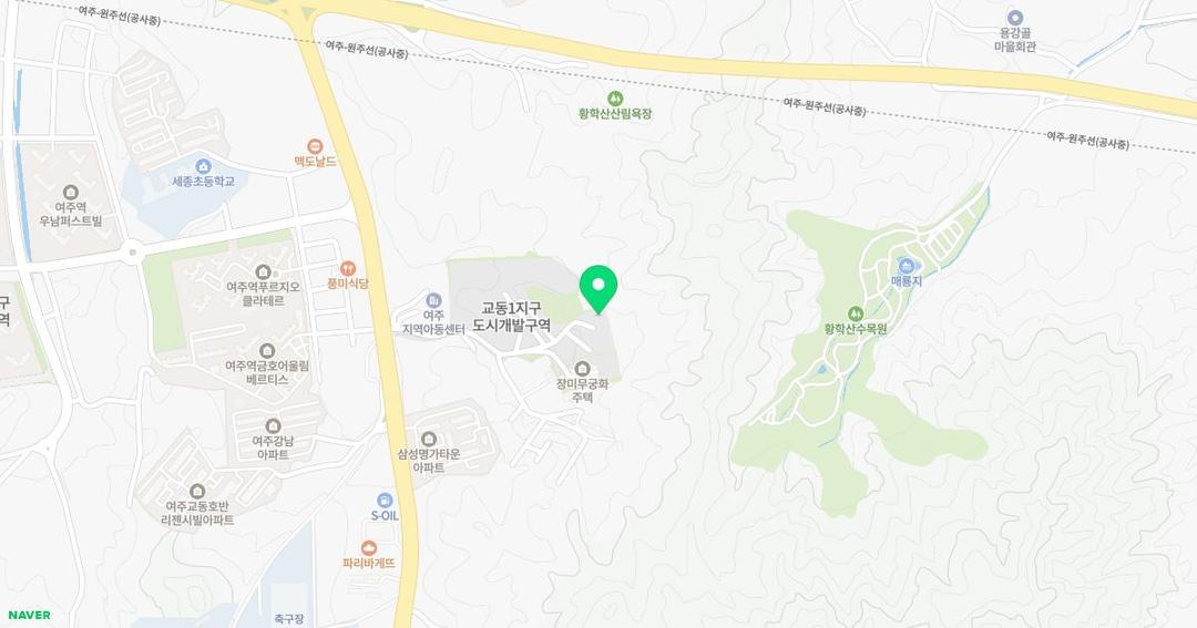 재능유치원 위치 지도