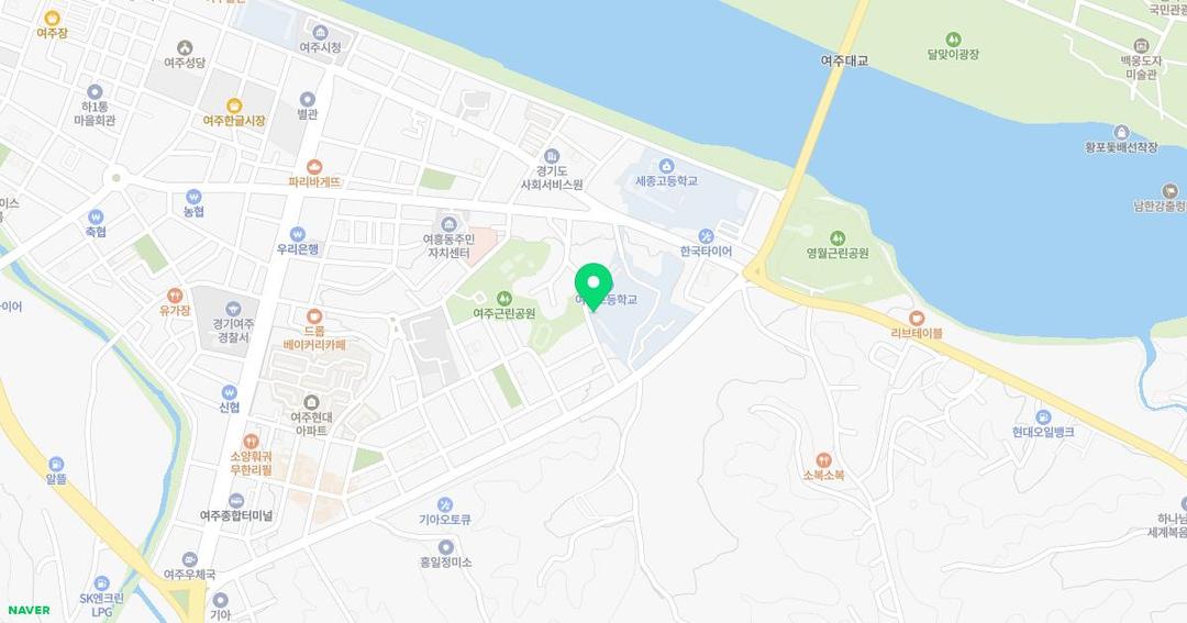 여흥초등학교병설유치원 위치 지도