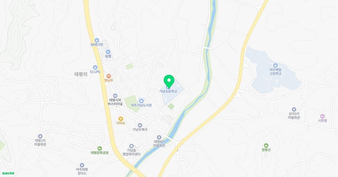 가남초등학교병설유치원 위치 지도