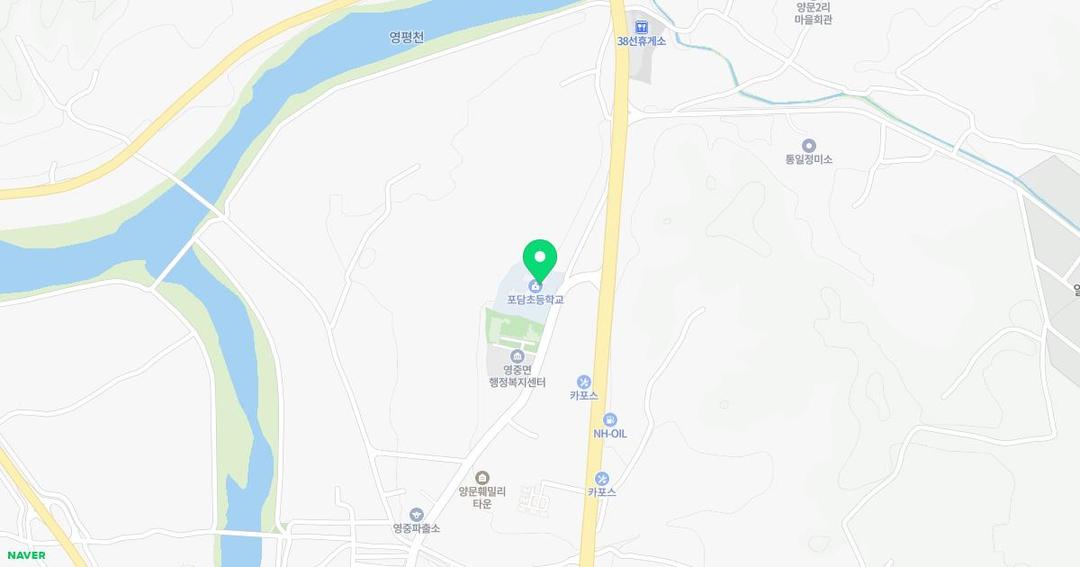 포담초등학교병설유치원 위치 지도