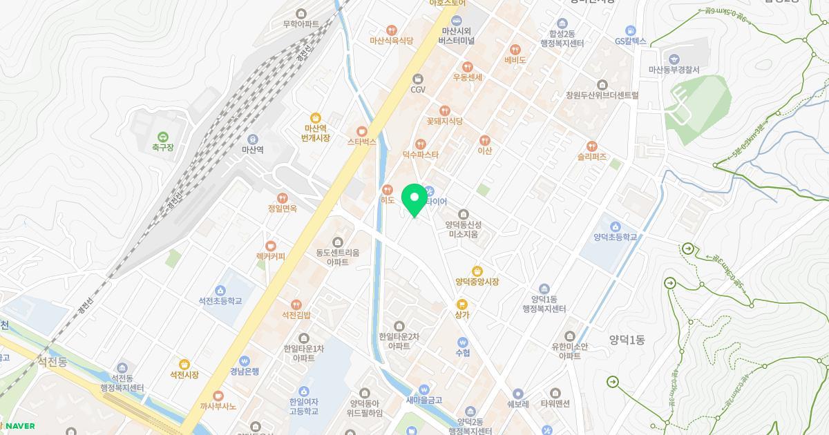 양덕초등학교병설유치원 위치 지도