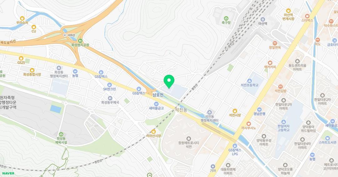 북성초등학교병설유치원 위치 지도