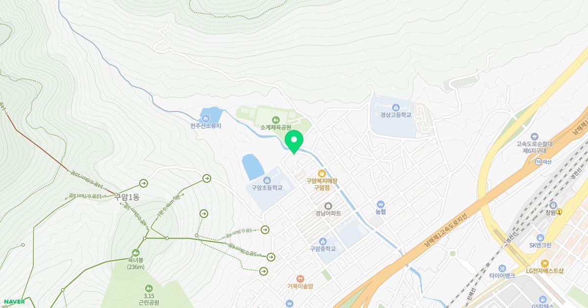 에코소명유치원 위치 지도