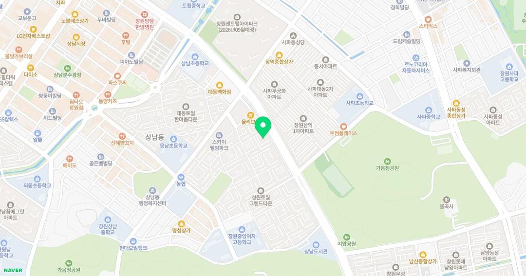 도솔유치원 위치 지도