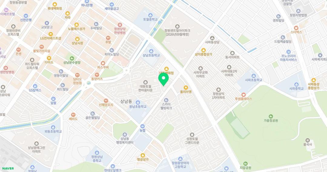 국제예술유치원 위치 지도