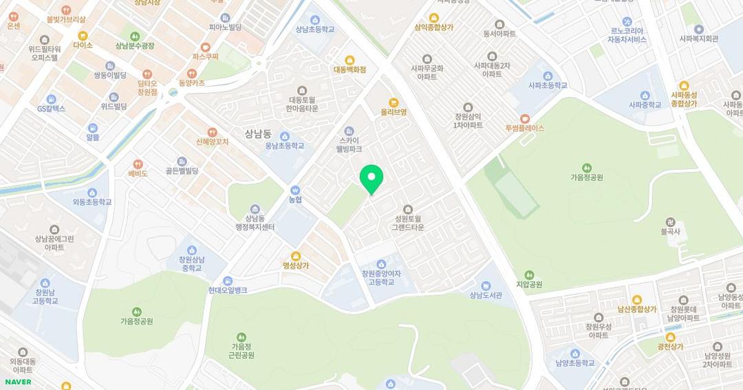 다나유치원 위치 지도