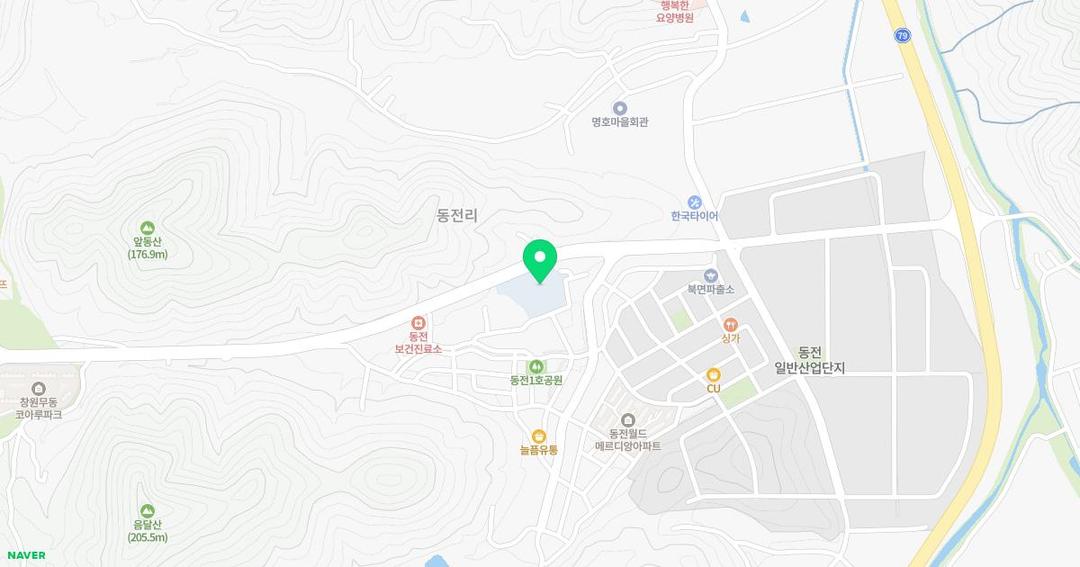 창원진달래유치원 위치 지도