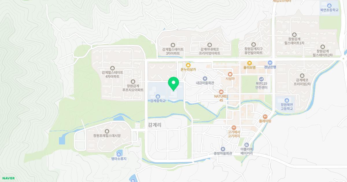 감계초등학교병설유치원 위치 지도