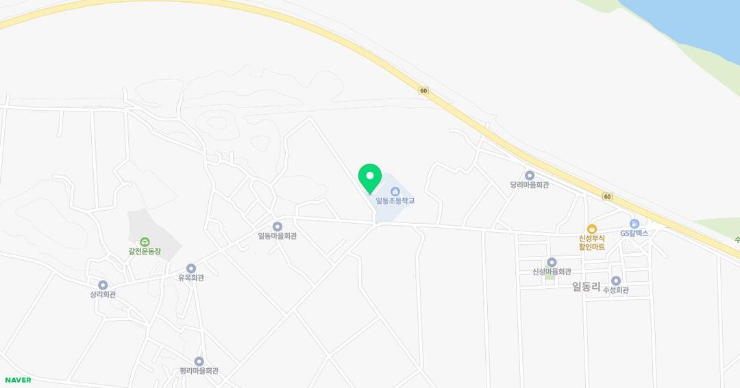 일동초등학교병설유치원 위치 지도