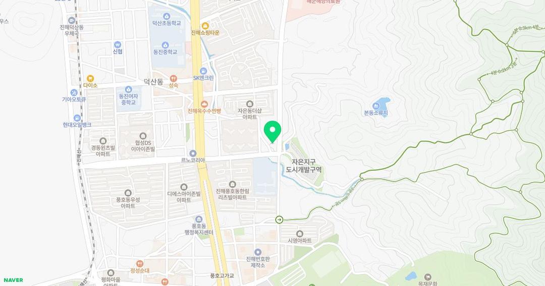 하늘숲유치원 위치 지도