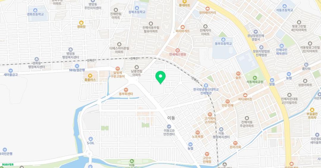 해원꽃숲유치원 위치 지도
