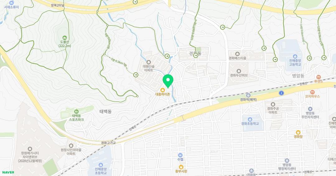 가온유치원 위치 지도
