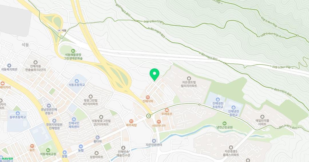 창의나라유치원 위치 지도