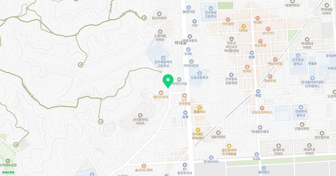 숲속나라유치원 위치 지도