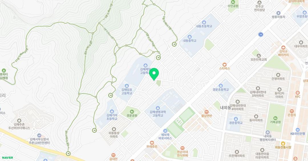 아이뜰유치원 위치 지도