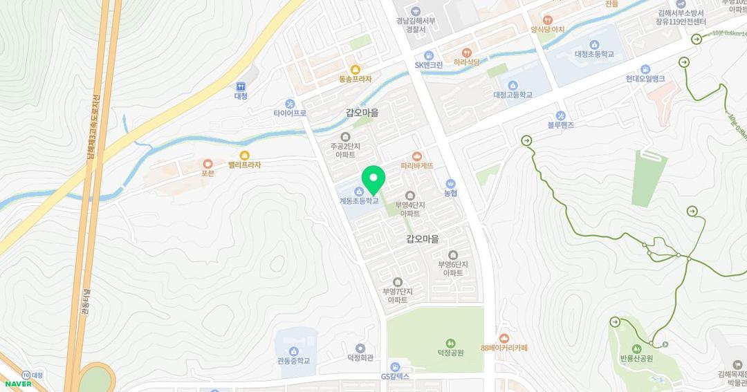 계동초등학교병설유치원 위치 지도
