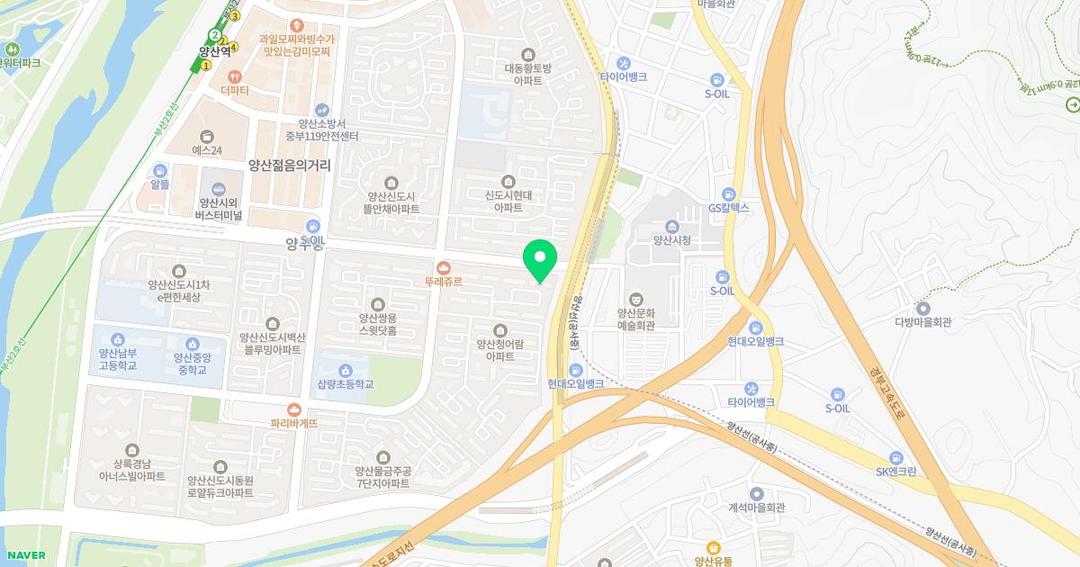 청어람유치원 위치 지도