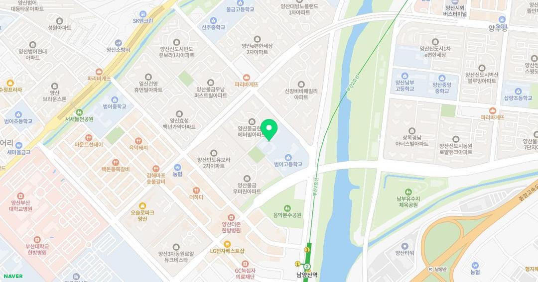 성산초등학교병설유치원 위치 지도