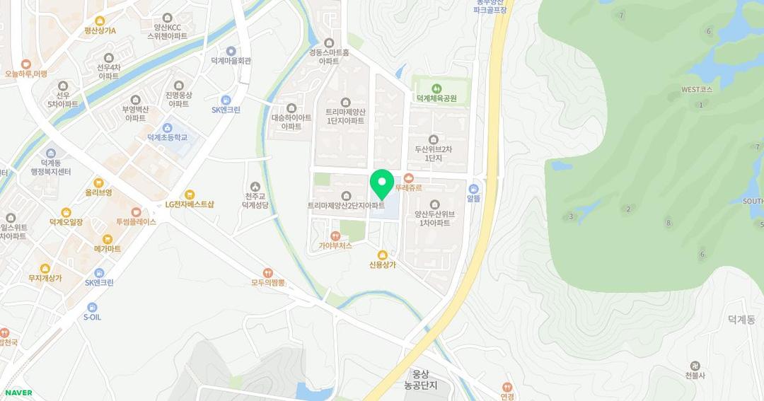 회야초등학교병설유치원 위치 지도
