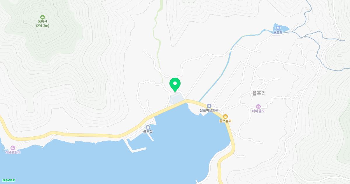 동부초등학교율포분교장병설유치원 위치 지도