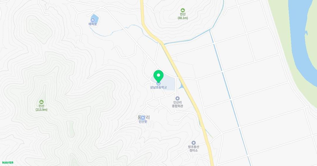 상남초등학교병설유치원 위치 지도