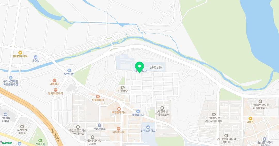 신기초등학교병설유치원 위치 지도