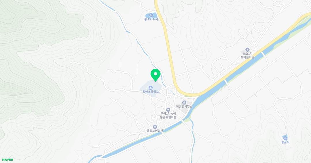 옥성초등학교병설유치원 위치 지도