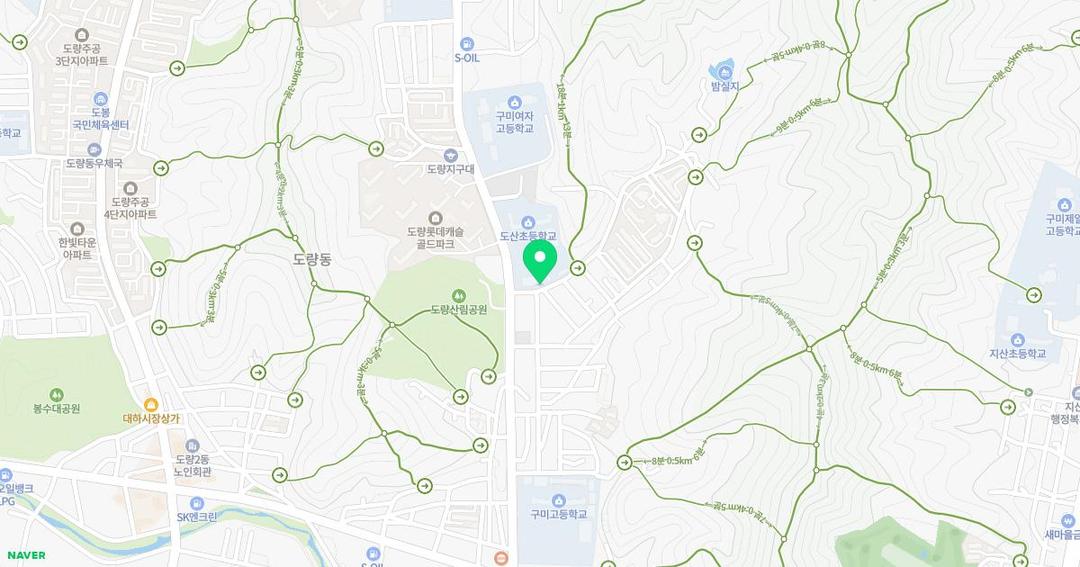 도산유치원 위치 지도