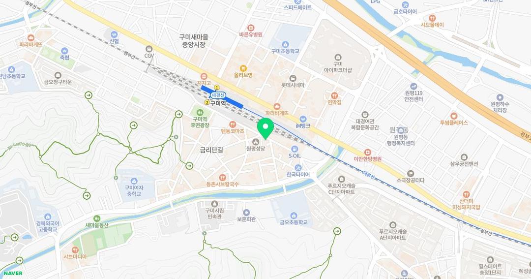 분도유치원 위치 지도
