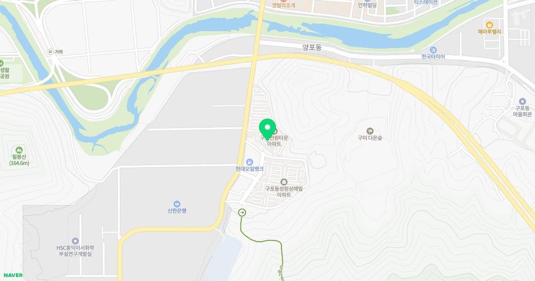 우리유치원 위치 지도
