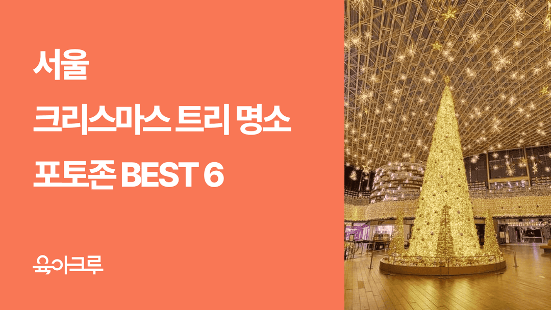 서울 크리스마스 트리 명소 추천 - 포토존 베스트 6곳!