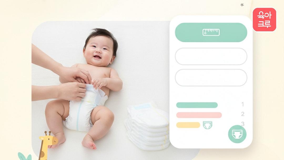 기저귀 사이즈 몇 단계 써야 할까? 몸무게로 NB부터 XXL까지 확인하는 법